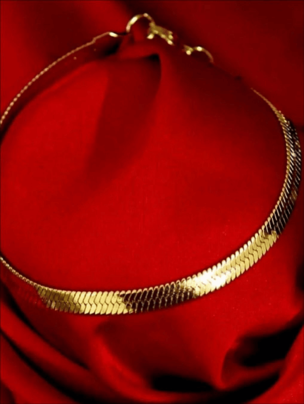 Golden Plain Bracelet