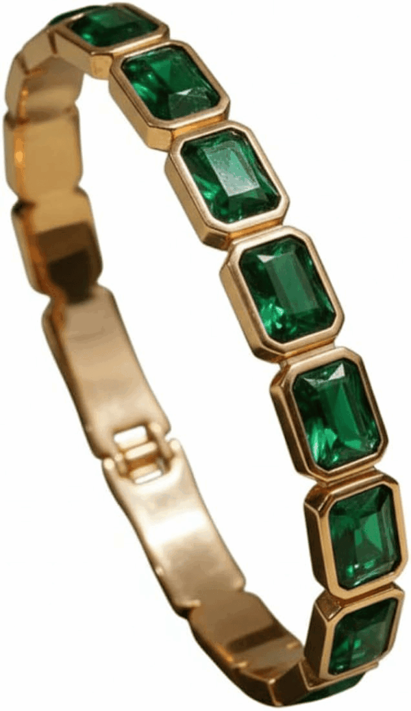 Emerald Golden Hand Cuff
