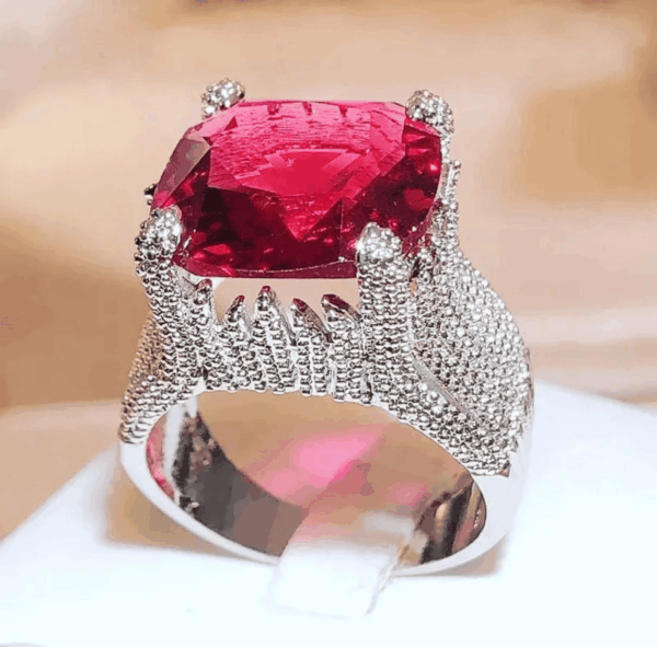 Ruby gemstone ring