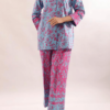 Saya 2PC Self Stripe Lawn Unstitched