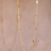 White Stones Chain