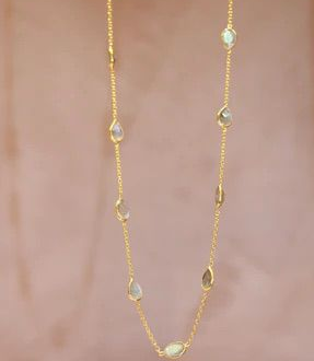White Stones Chain